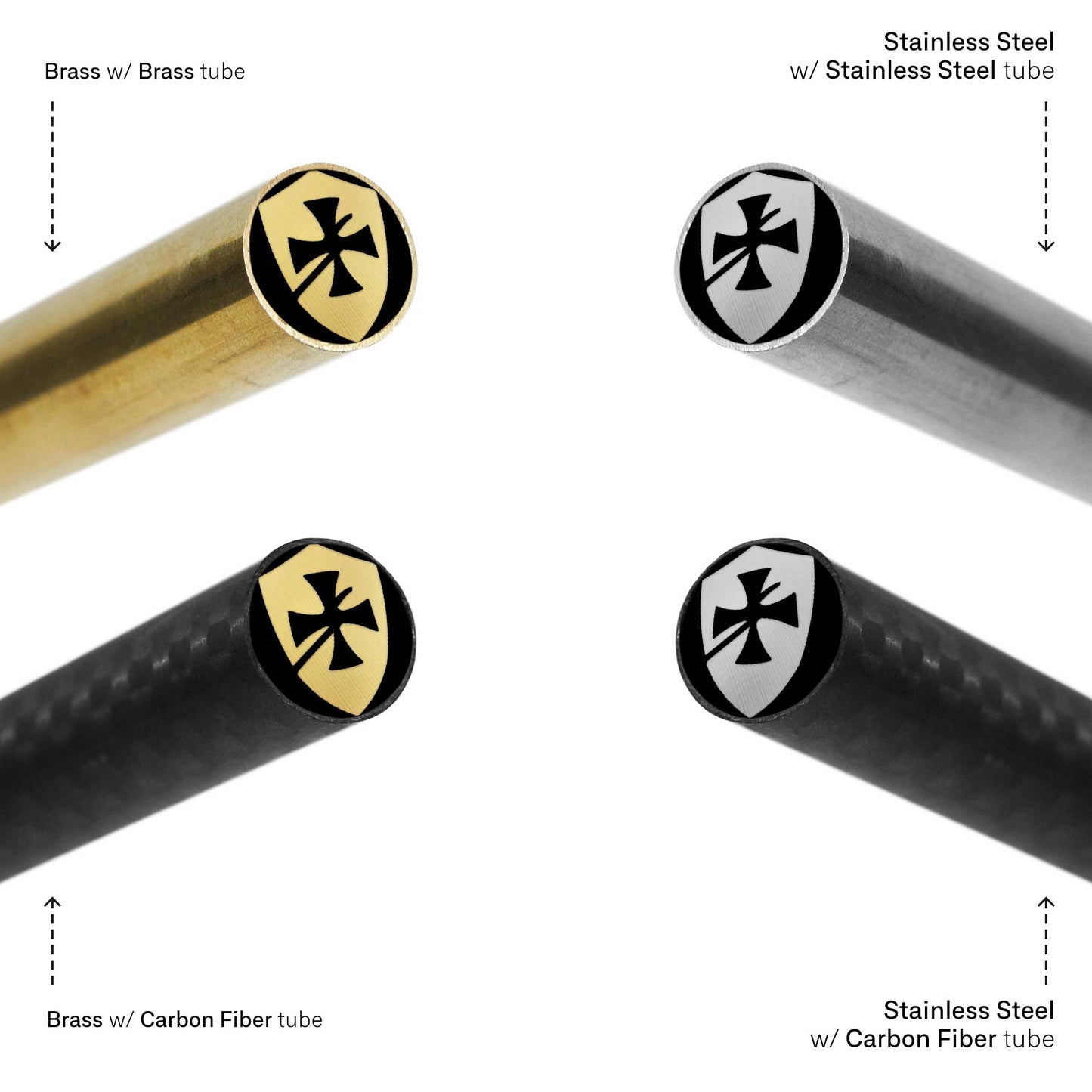 Cross 3134 - EDM Mosaic Knife Pin