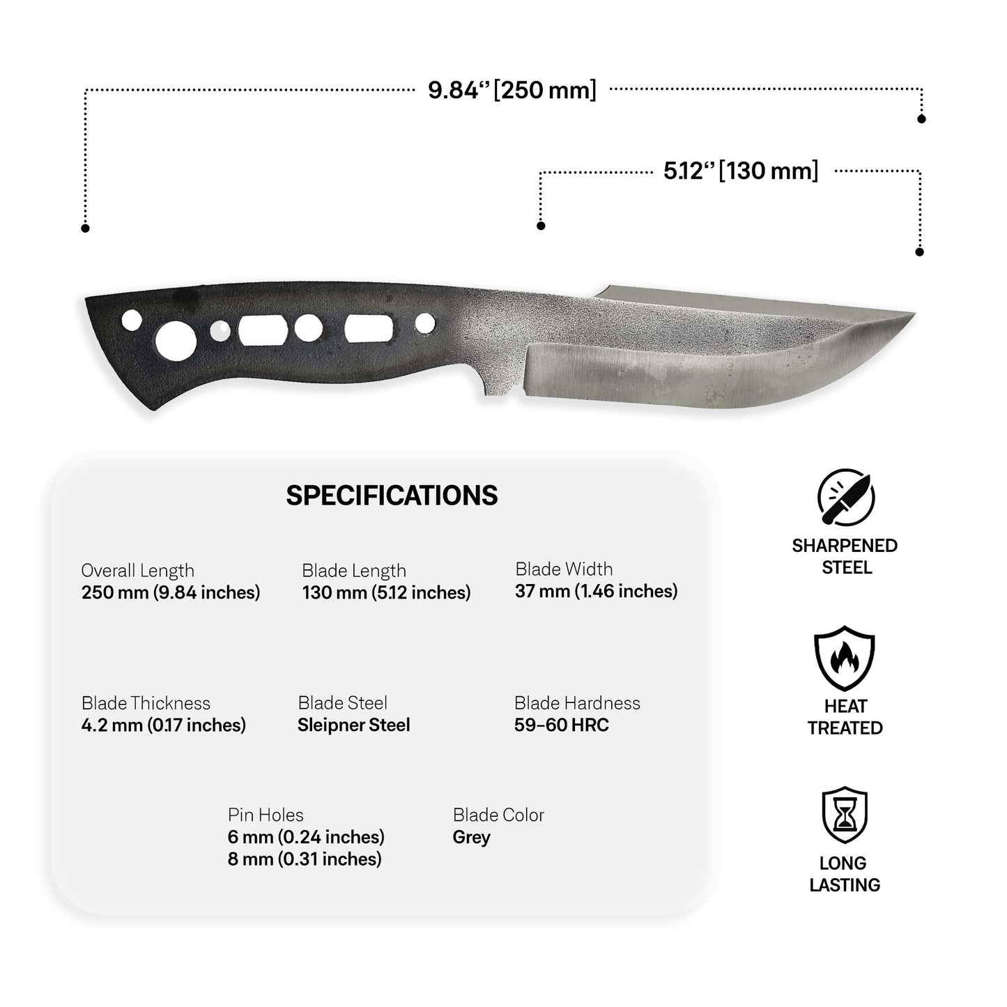 Sleipner Steel Blade Blank - 11