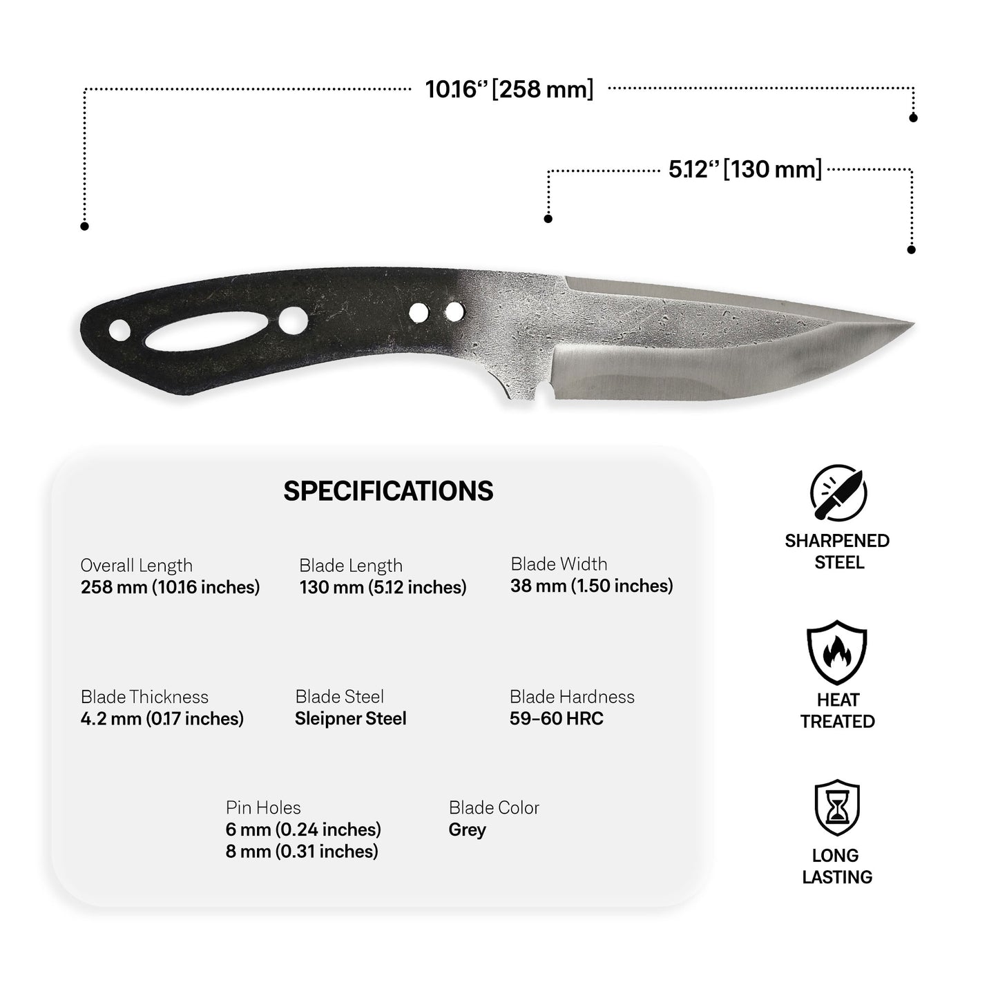 Sleipner Steel Blade Blank - 15