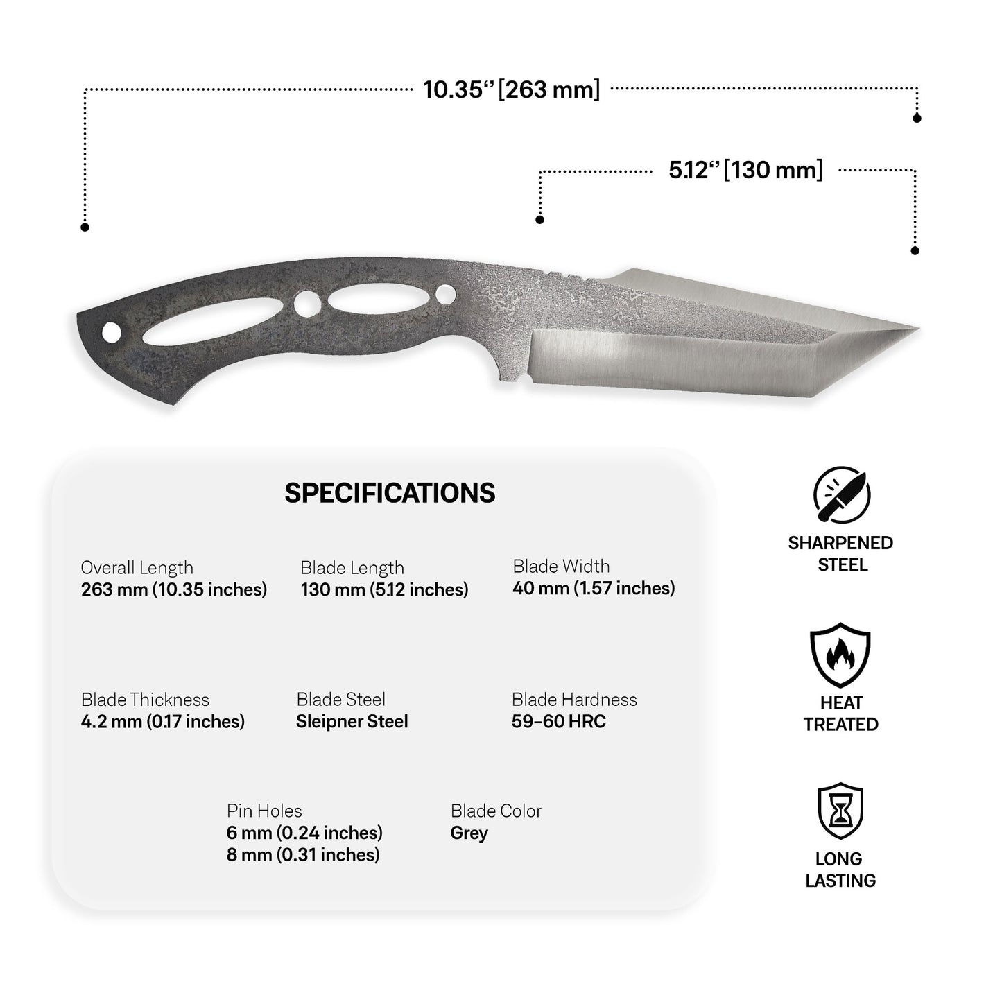 Sleipner Steel Blade Blank - 17