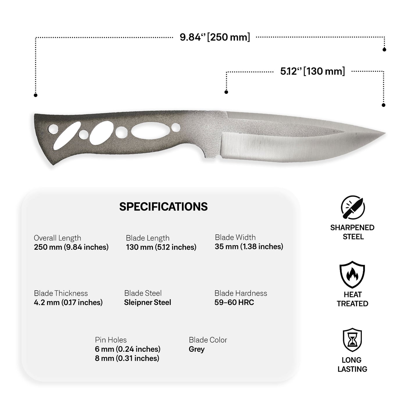 Sleipner Steel Blade Blank - 18