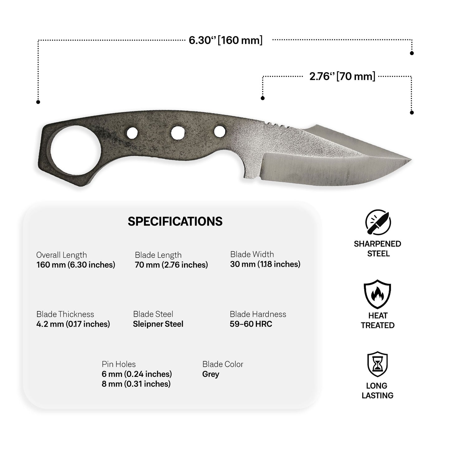 Sleipner Steel Blade Blank - 2