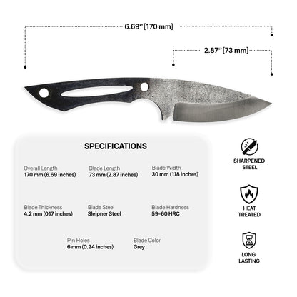 Sleipner Steel Blade Blank - 3