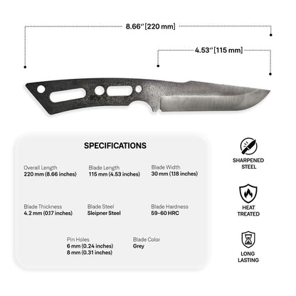 Sleipner Steel Blade Blank - 5