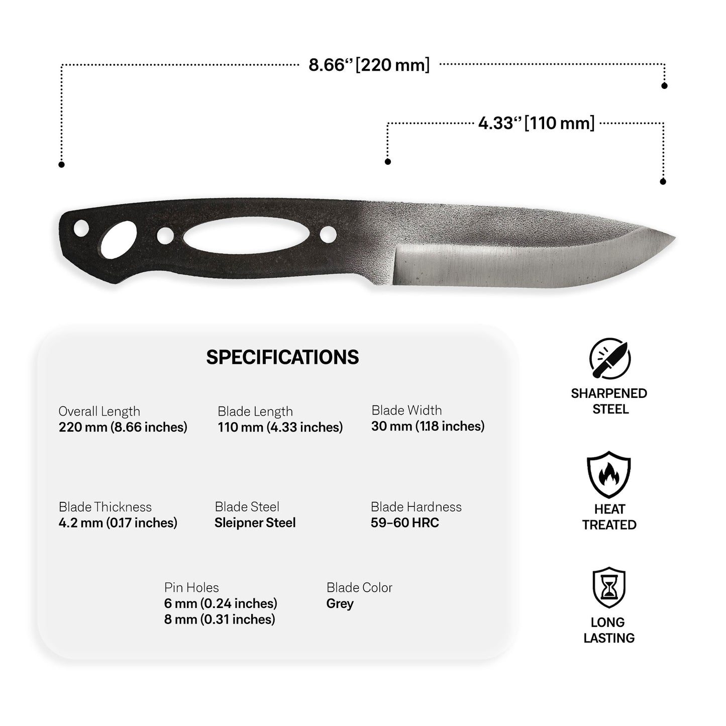Sleipner Steel Blade Blank - 7
