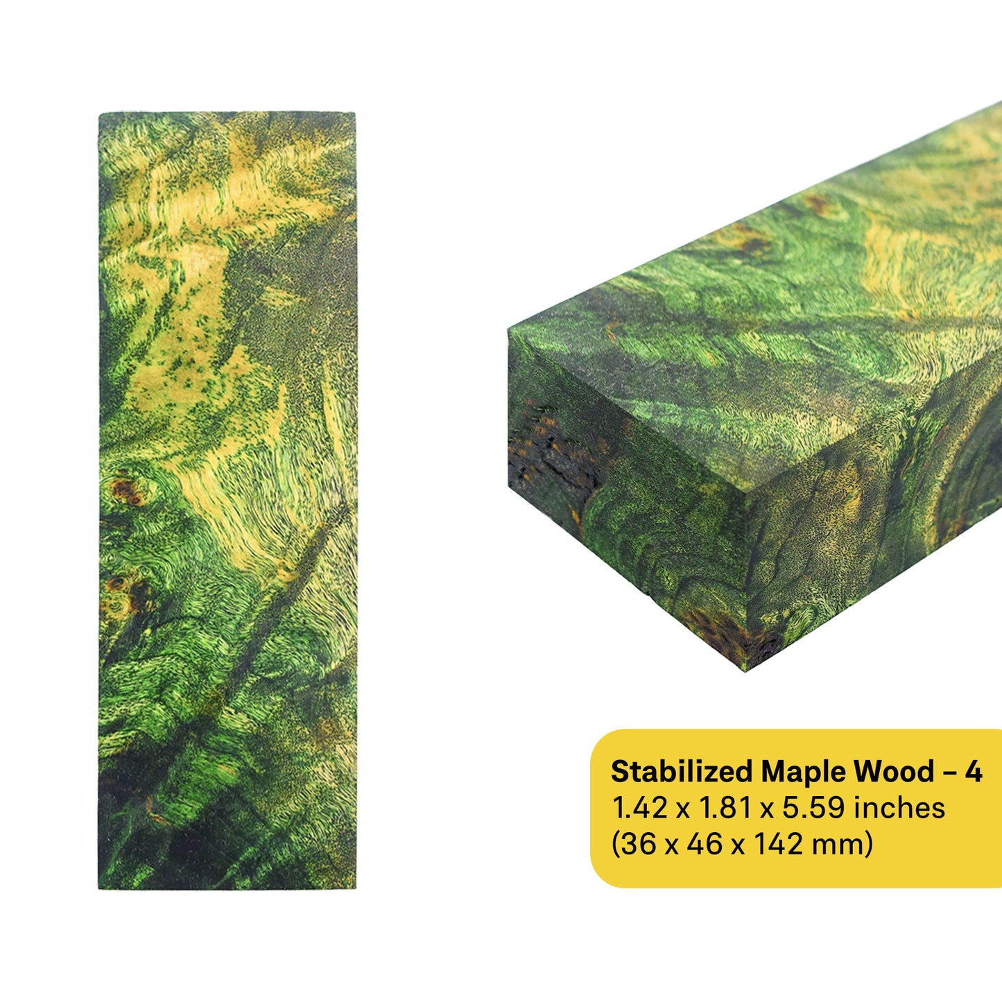 Maple Stabilized Wood Blanks (January 2025 Edition)