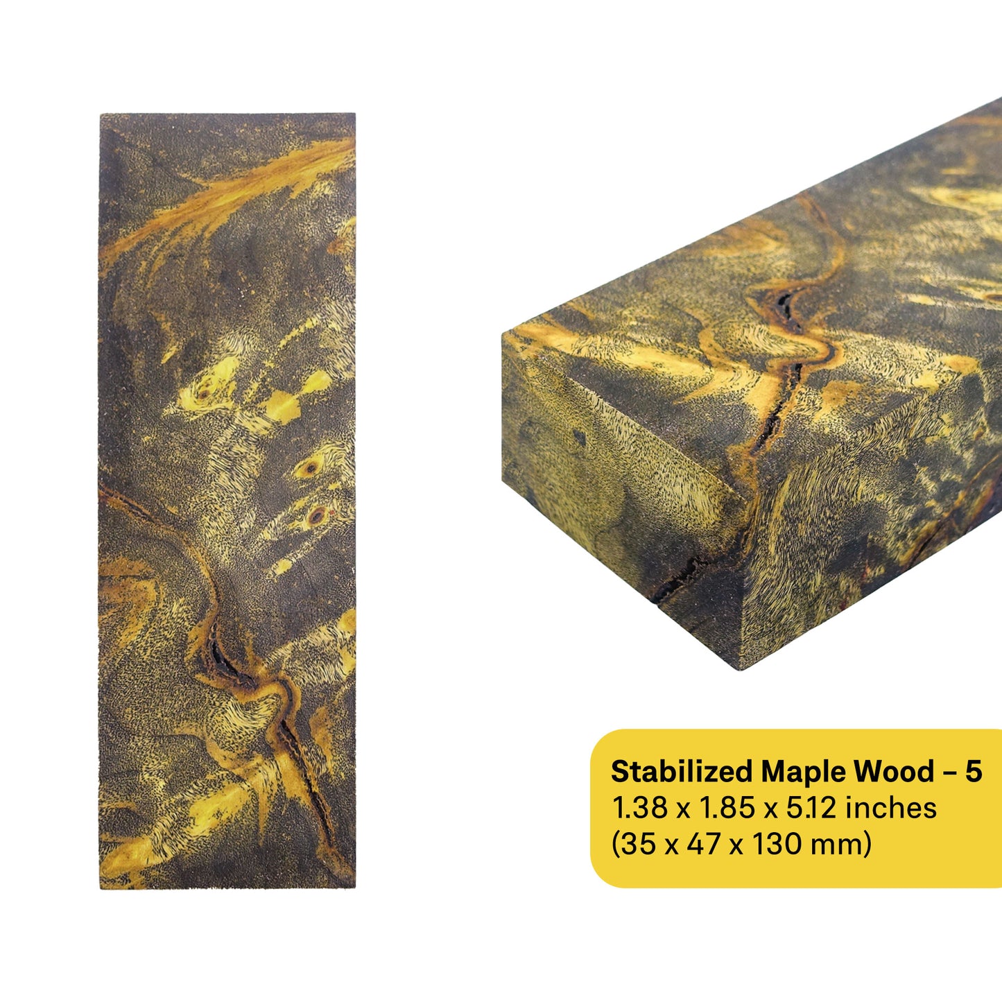 Maple Stabilized Wood Blanks (January 2025 Edition)