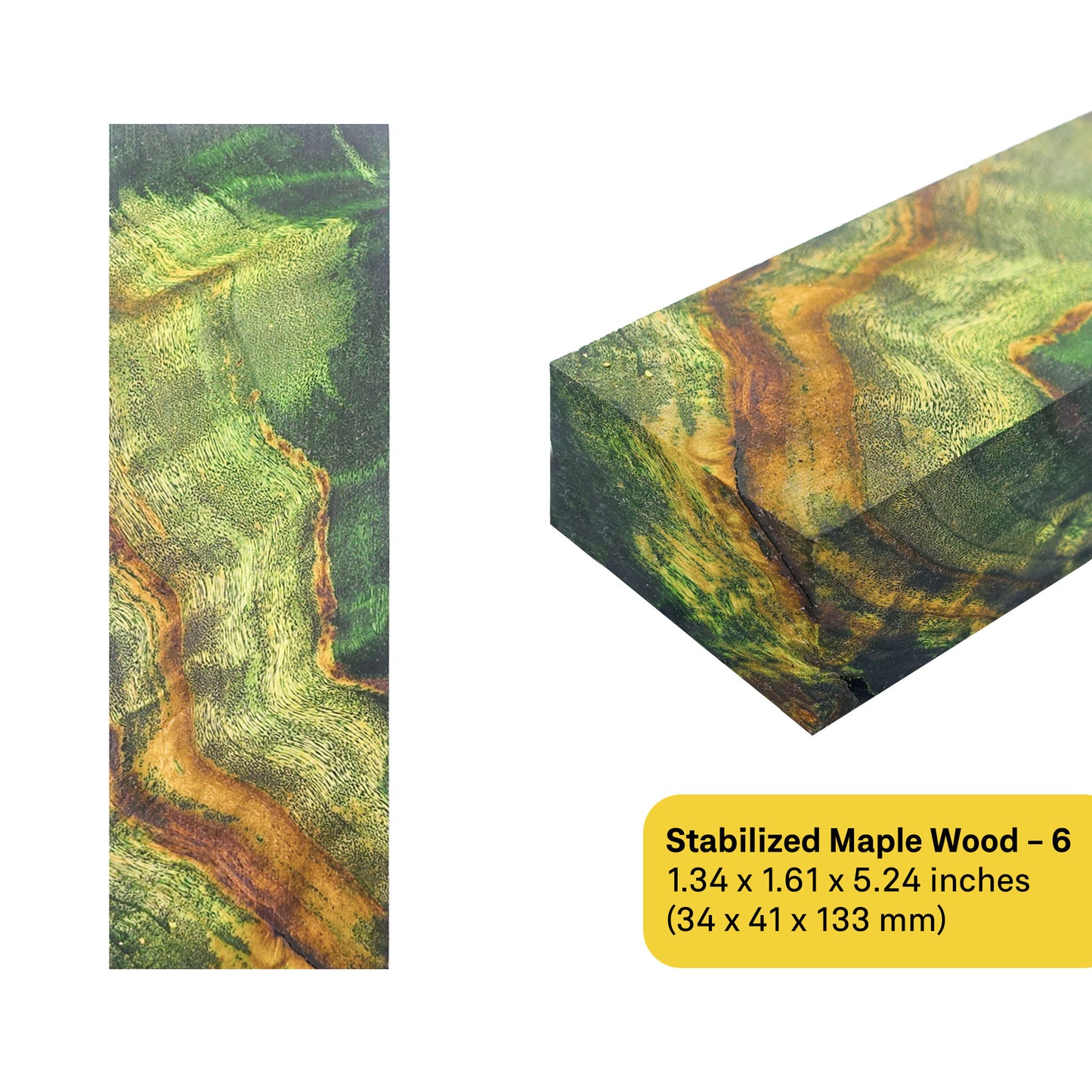 Maple Stabilized Wood Blanks (January 2025 Edition)