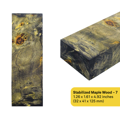 Maple Stabilized Wood Blanks (January 2025 Edition)