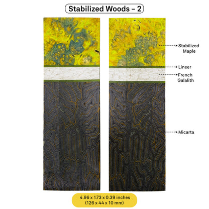 Exotic Stabilized Wood Scales (February 2025 Edition)