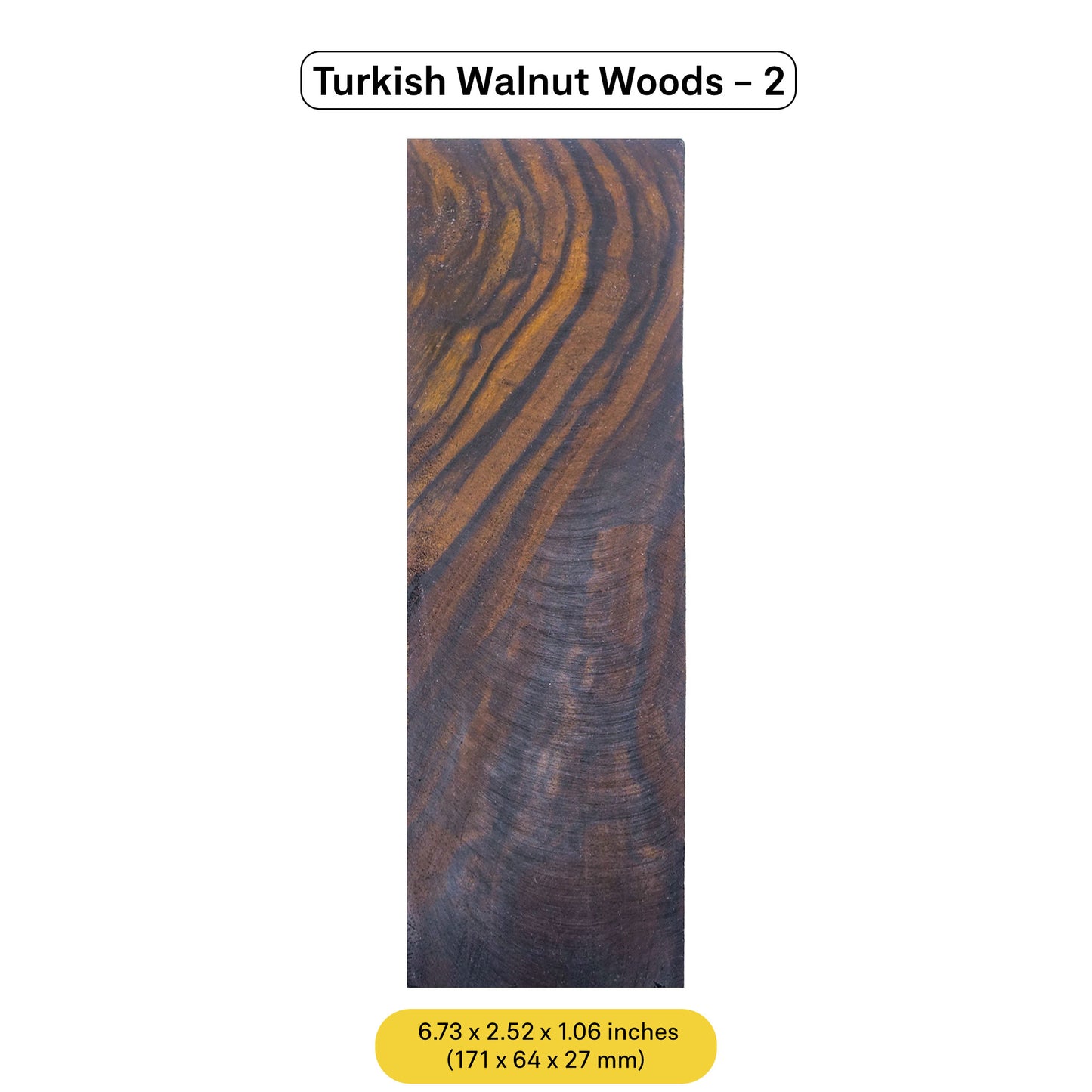 Turkish Walnut Wood Blanks (February 2025 Edition)