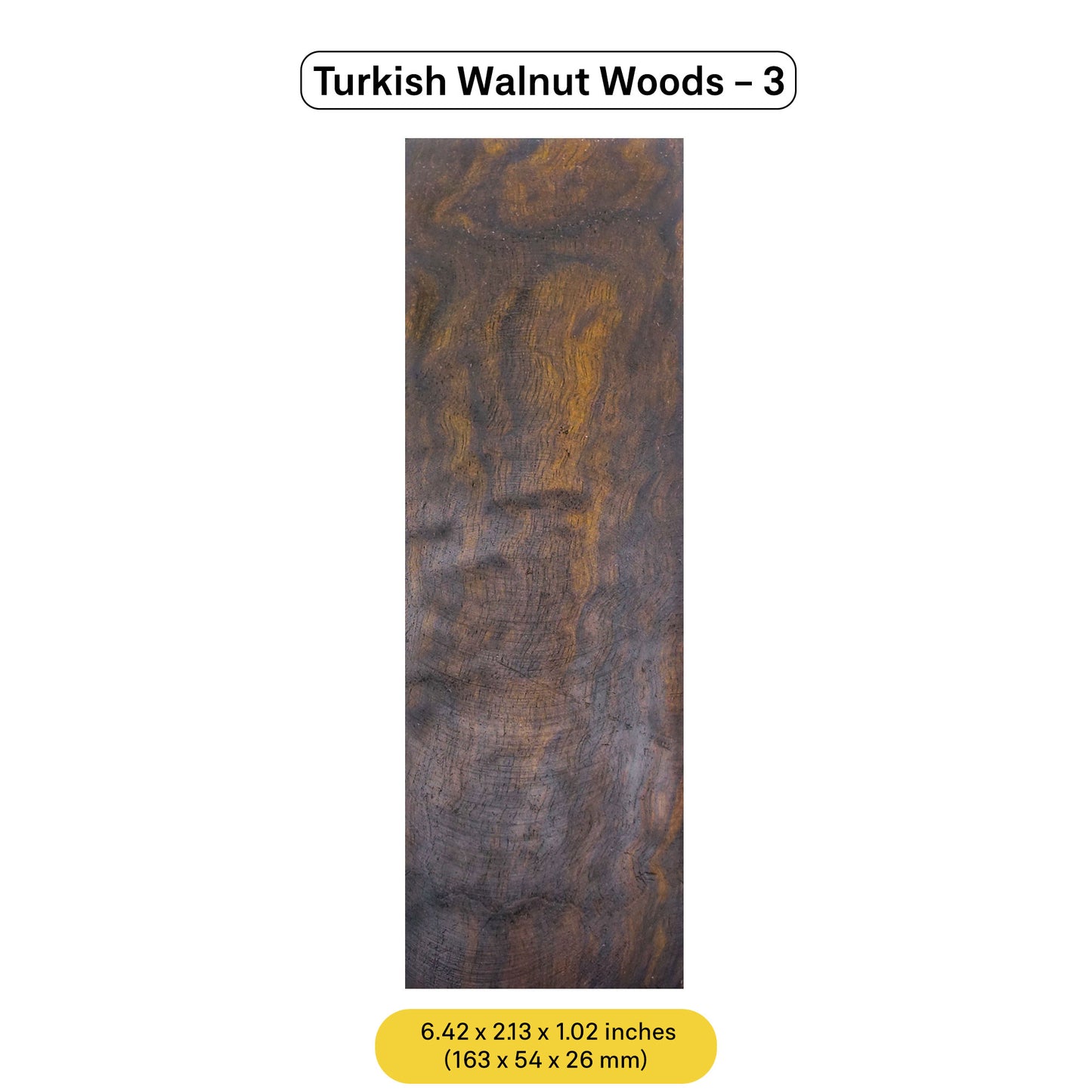 Turkish Walnut Wood Blanks (February 2025 Edition)