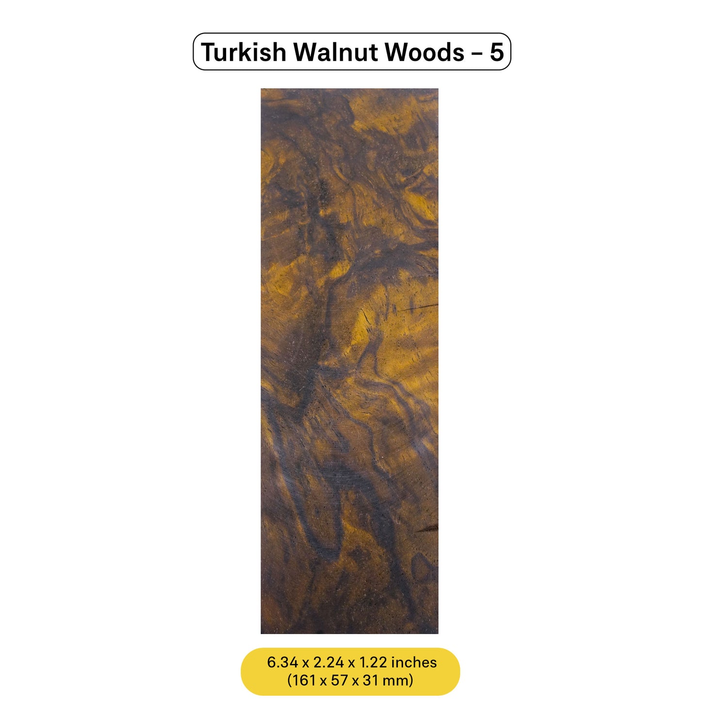 Turkish Walnut Wood Blanks (February 2025 Edition)