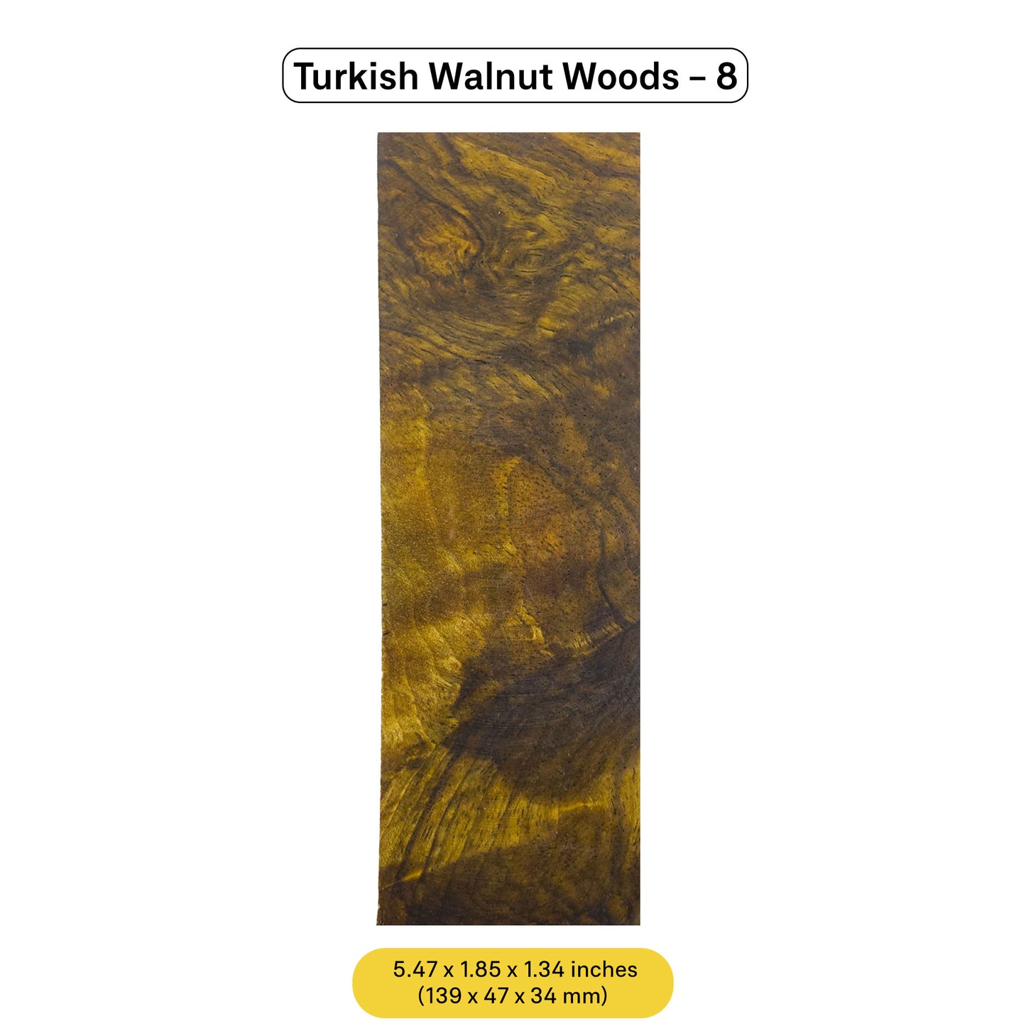 Turkish Walnut Wood Blanks (February 2025 Edition)